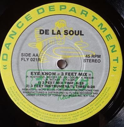 洋楽 DE LA SOUL/EYE KNOW (REMIX)