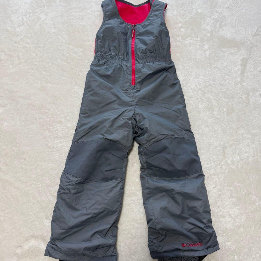 極美品　Columbia スキーウェアセット XXS 110サイズ　ピンク