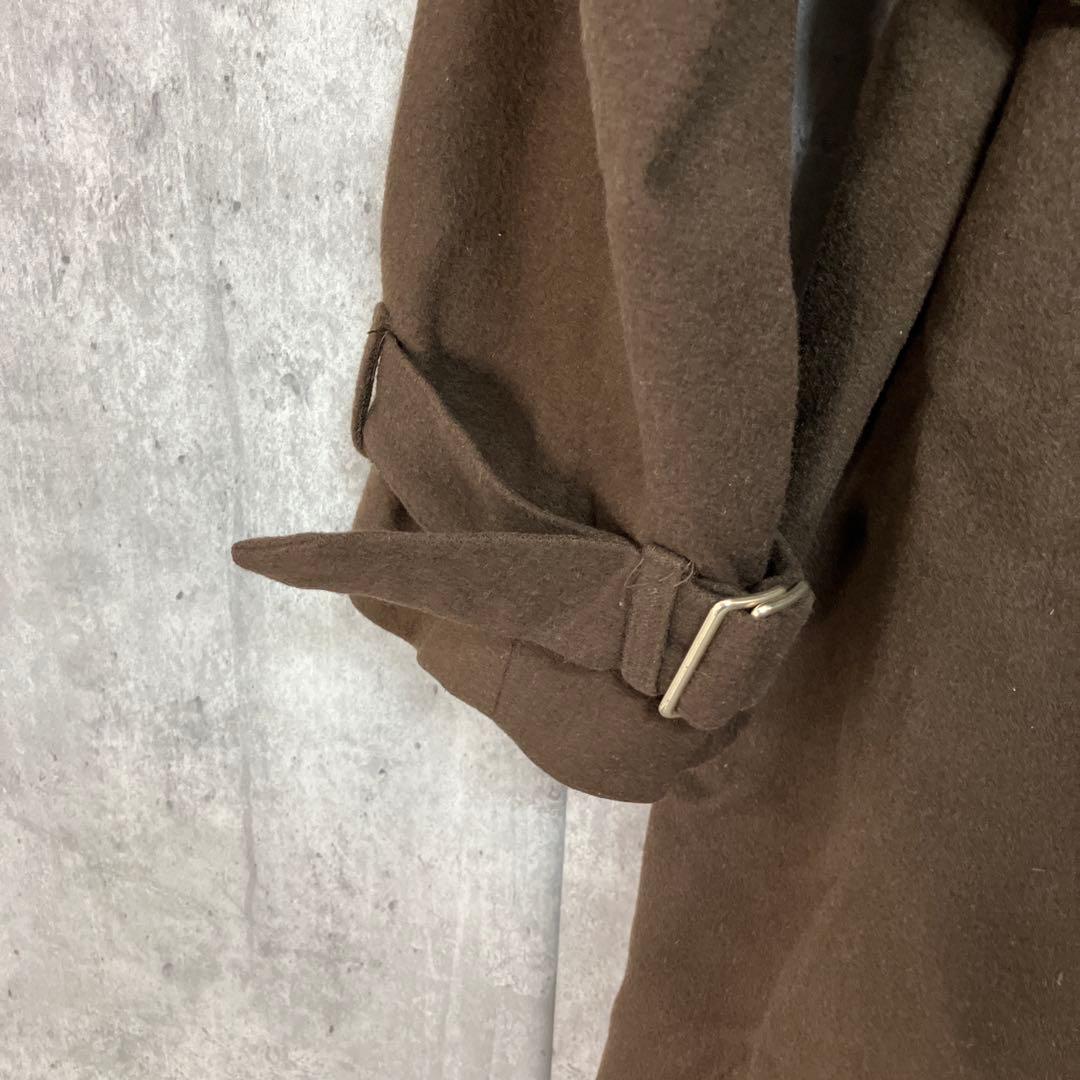 anuans ウールロングトレンチコート