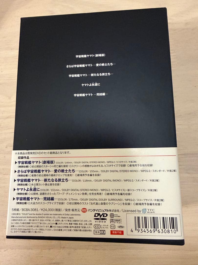 【美品】宇宙戦艦ヤマト 30th Anniversary Box