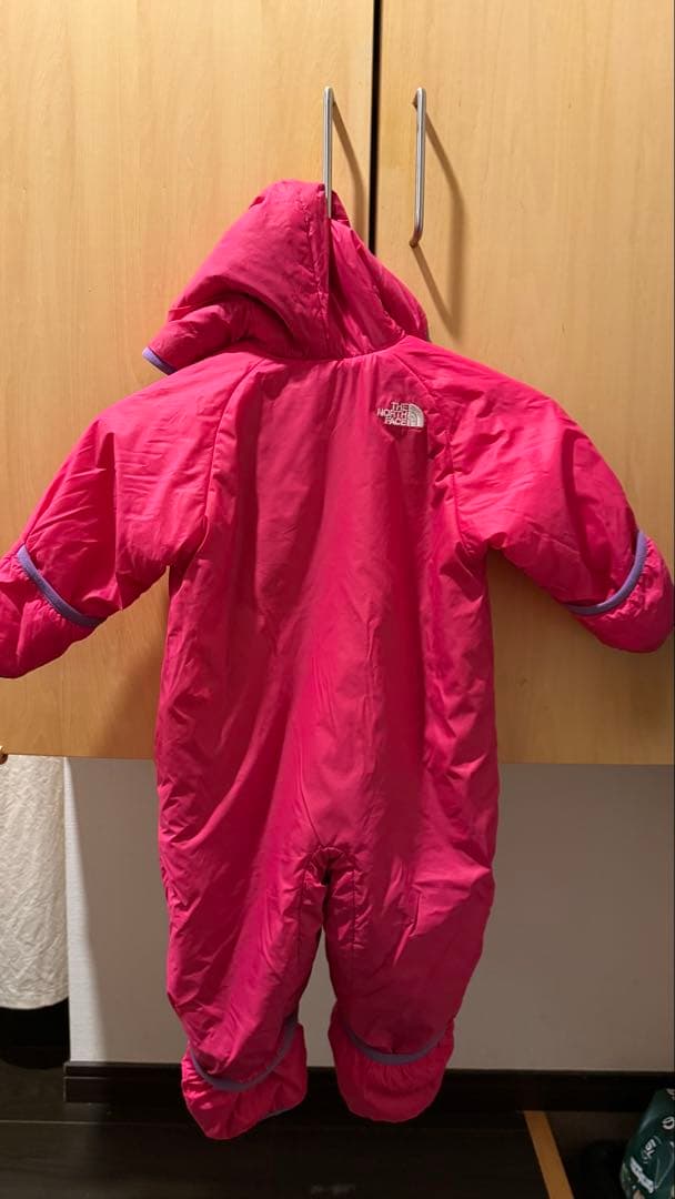 THE NORTH FACE フード付きオールインワン ベビー スキーウェア