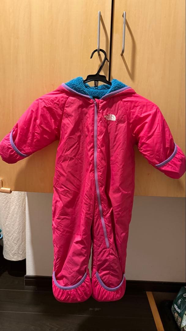 THE NORTH FACE フード付きオールインワン ベビー スキーウェア