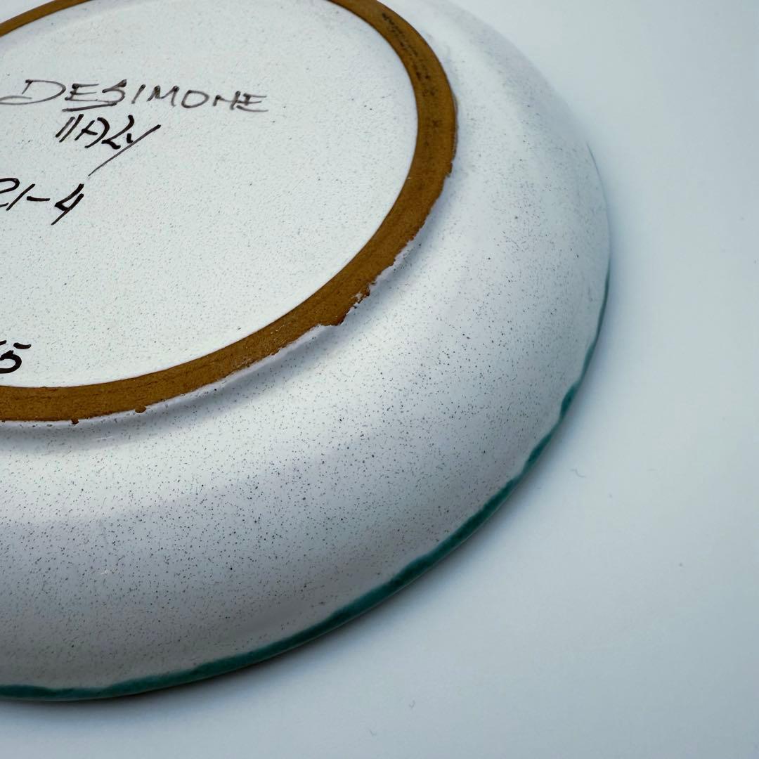 イタリア　DESIMONE デシモーネ 陶器 絵皿