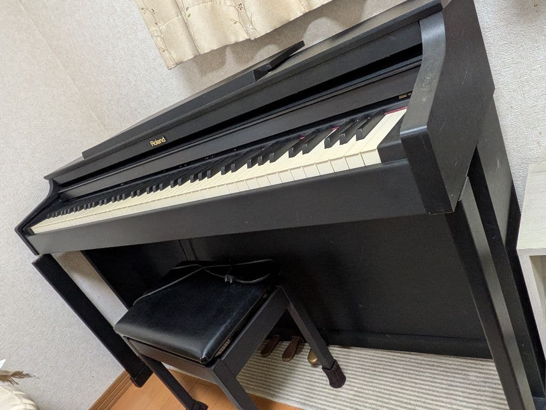 シヤ Roland HP305 デジタルピアノ ブラック 椅子付き