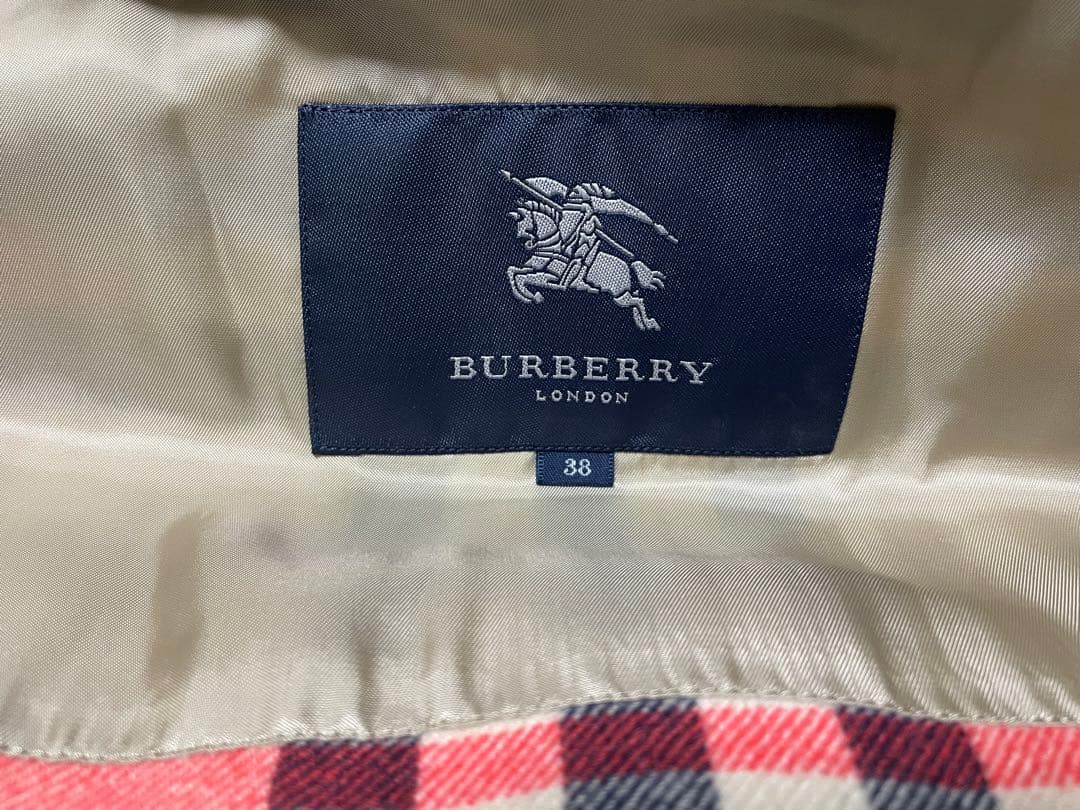 【美品】近年販売◼️Burberry◼️レディース◼️ミドル丈◼️ライナー付◼️