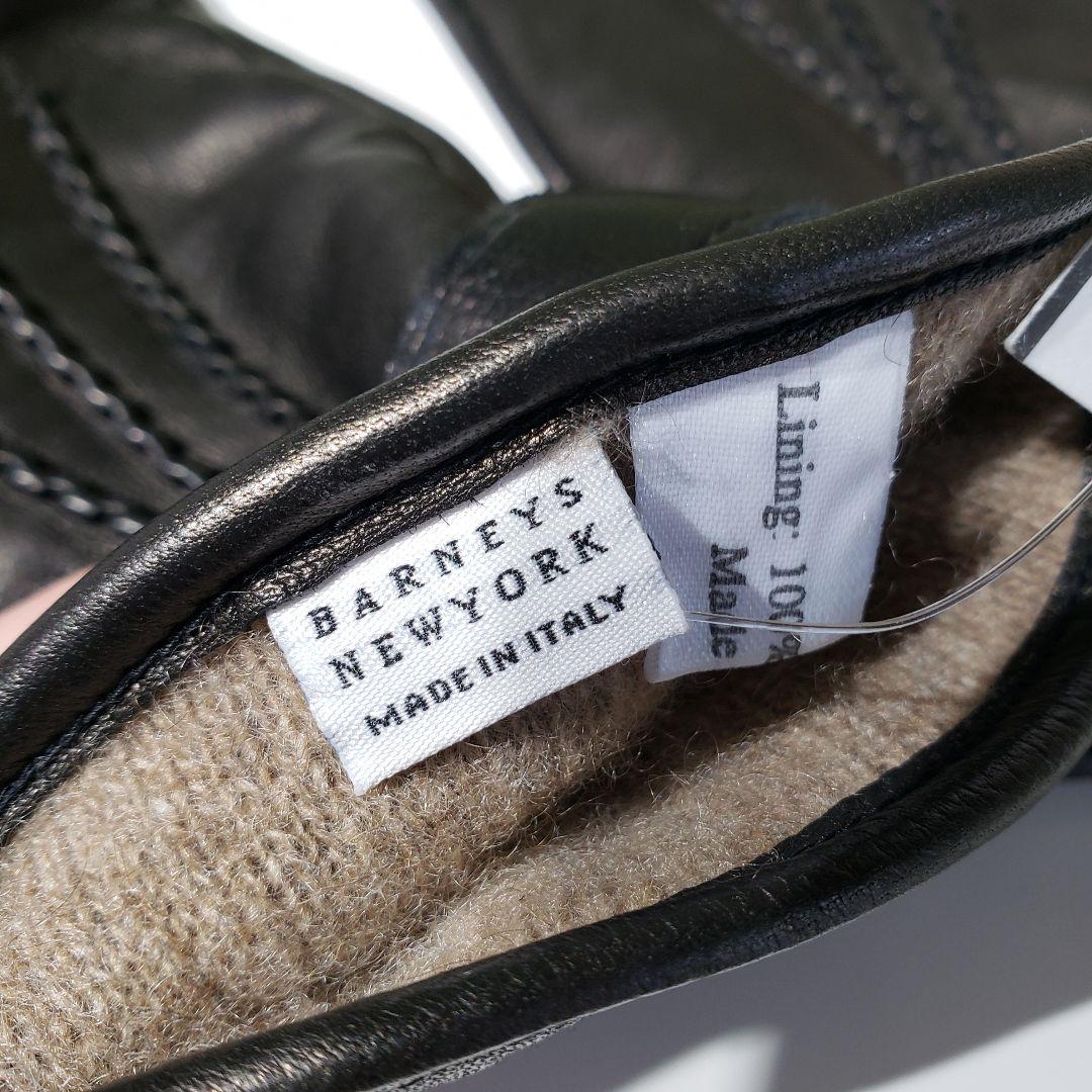 BARNEYSNEWYORK メンズ 手袋 未使用新品 カシミヤ 訳あり品