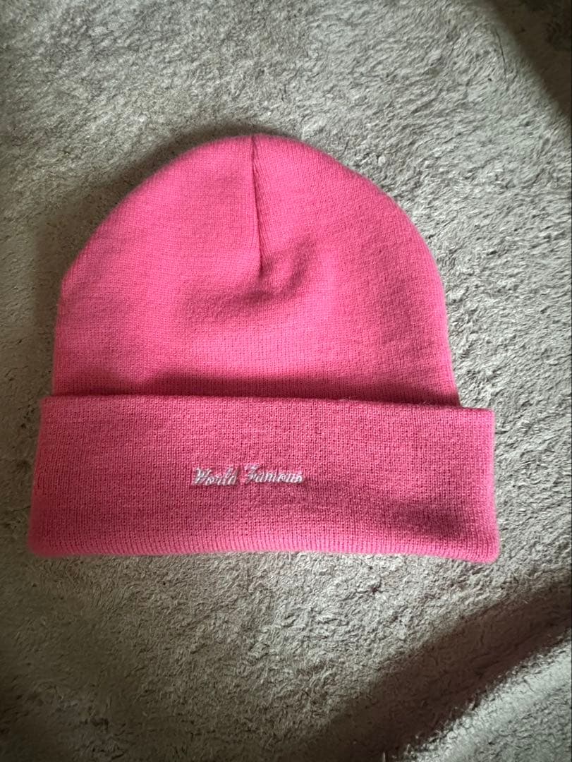 Supreme 25FW Box Logo Beanieピンク