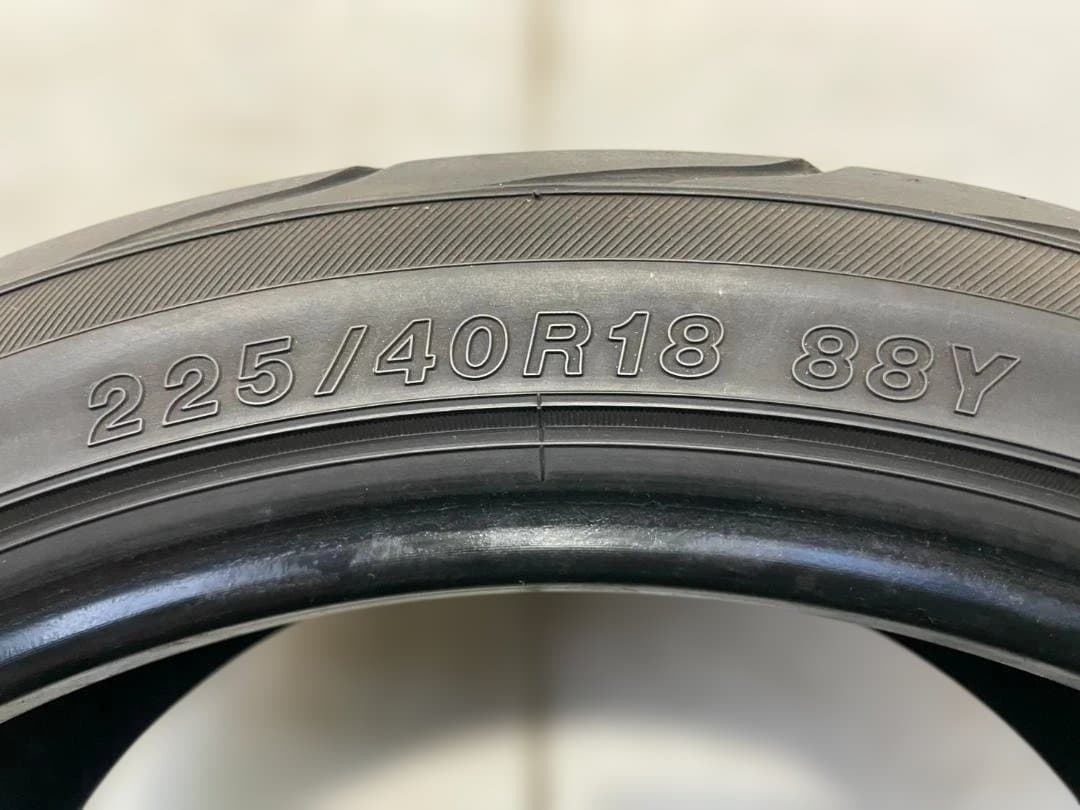 【ジャンク】ヨコハマ S-drive 225/40R18 255/35R18