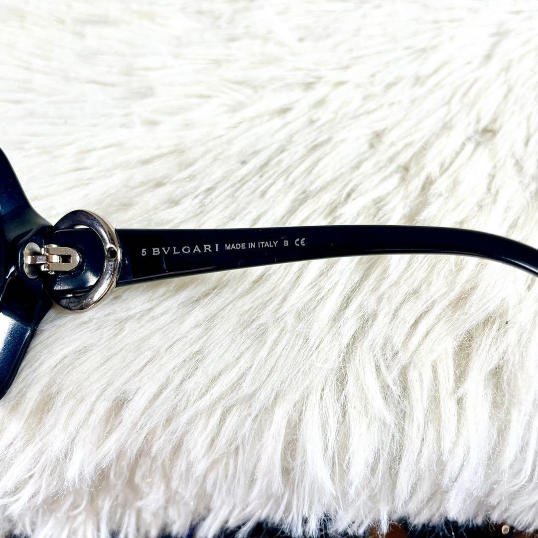 極美品　BVLGARI　サングラス　8035-A　ブラックレンズ・フレーム