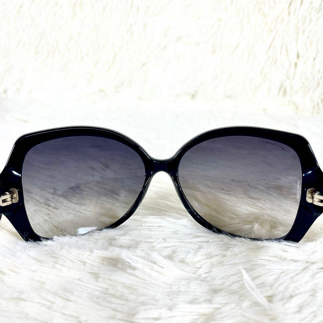 極美品　BVLGARI　サングラス　8035-A　ブラックレンズ・フレーム