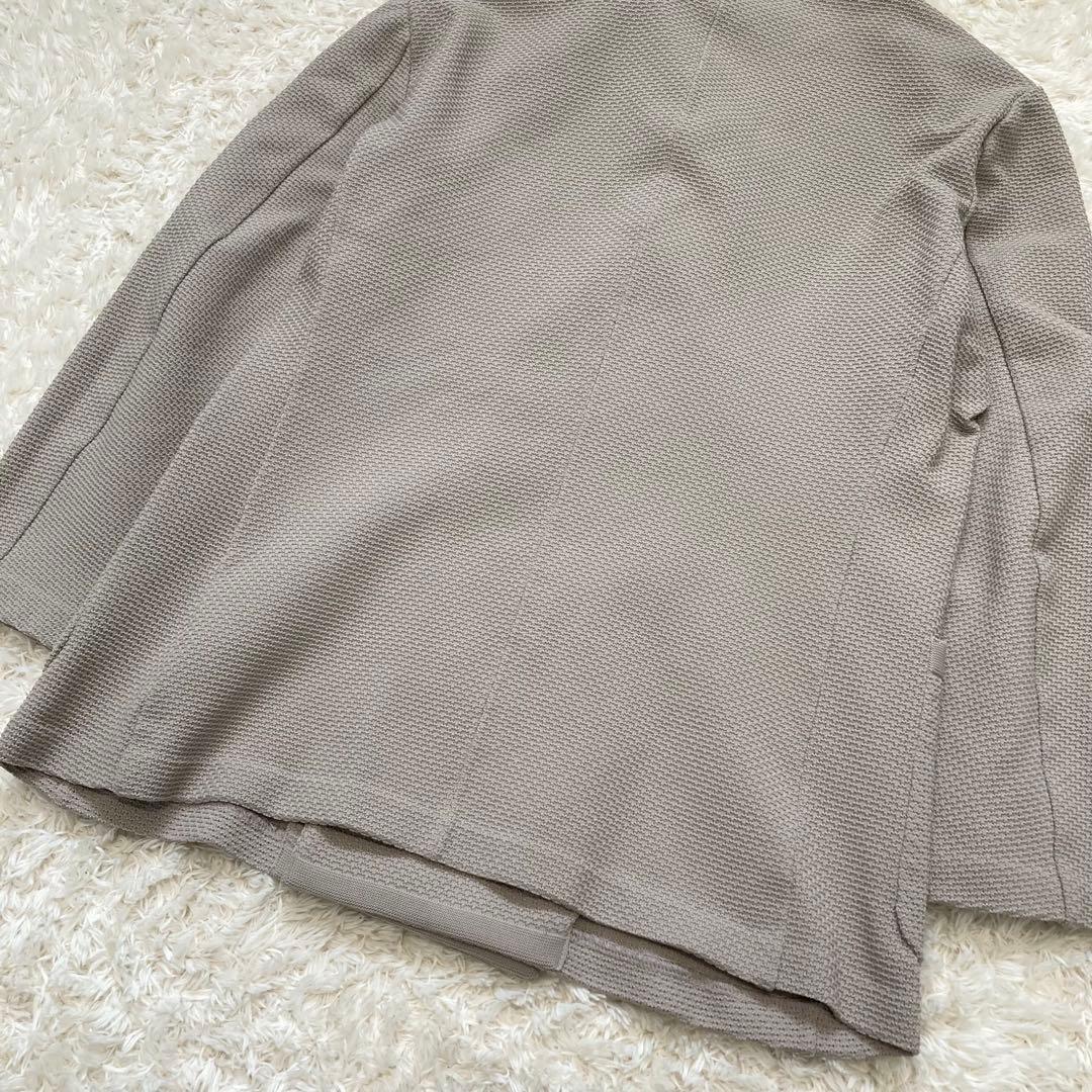 未使用級✨️24SS エポカウォモ ダブルブレストニットジャケット ベージュ 46
