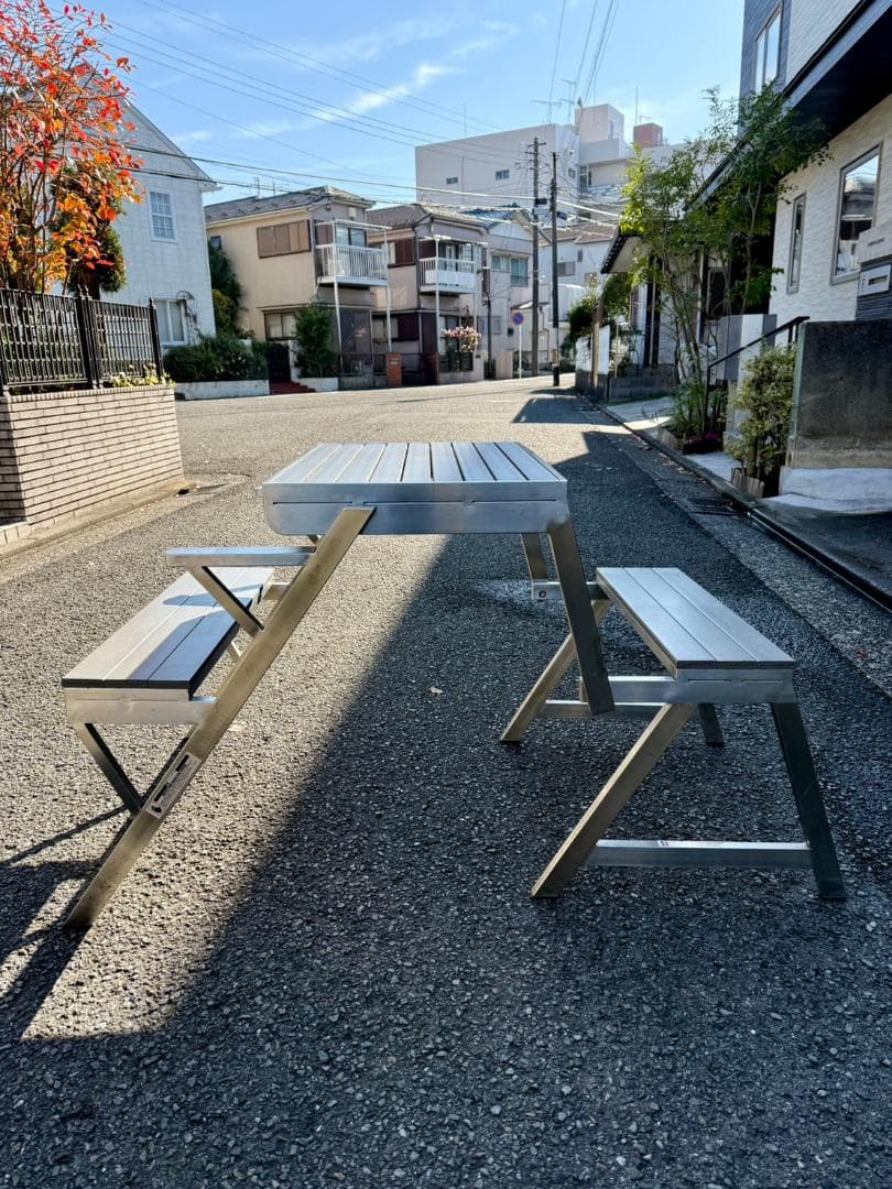 ダルトン ステンレステーブル&ベンチ 神奈川県限定お届け