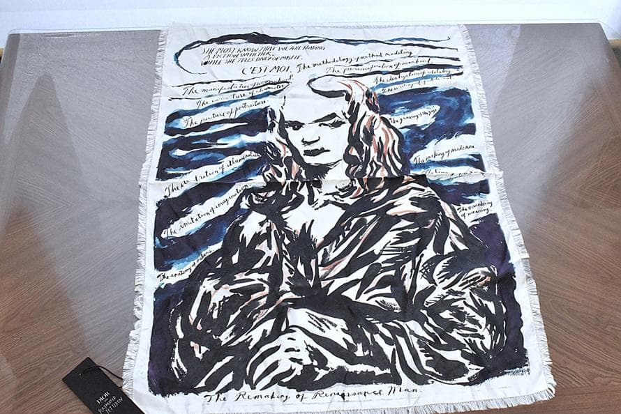 DIOR×Raymond Pettibon ディオール シルク スカーフ 希少