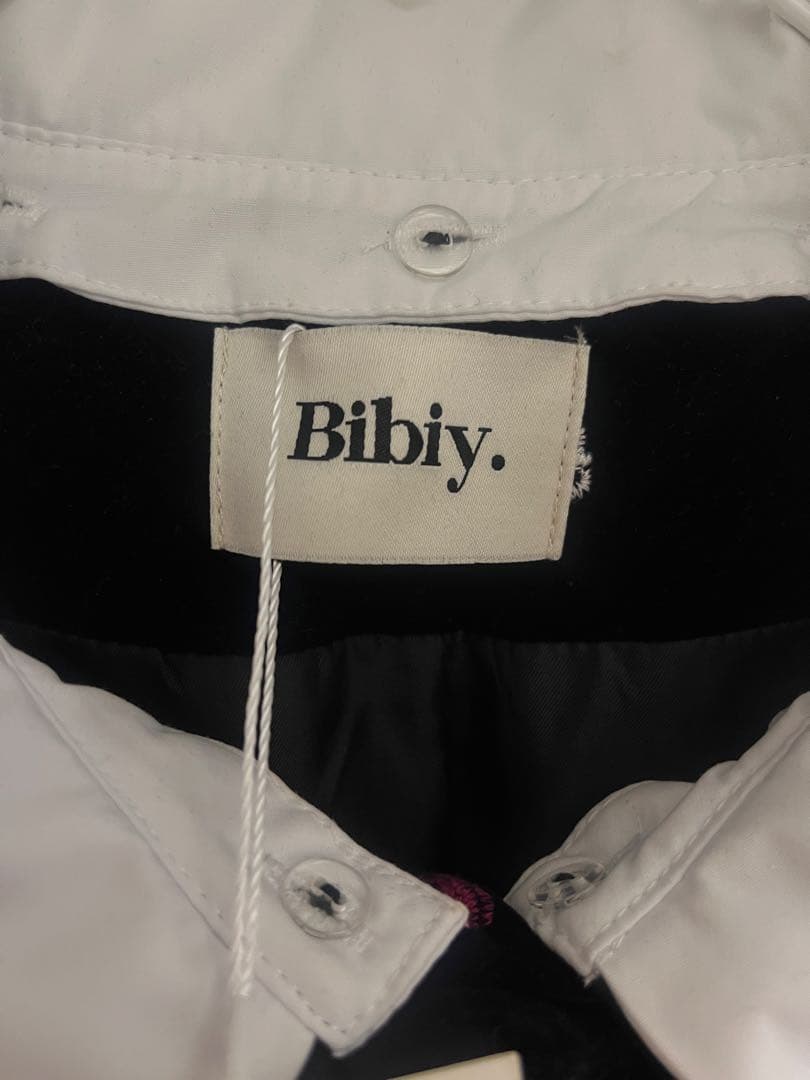 Bibiy. 襟付き ジャケット 花柄刺繍ワンピース ブラック フリーサイズ