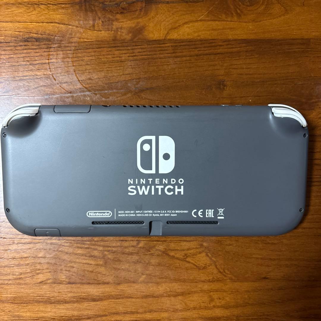 Nintendo Switch Lite グレー 本体　ケース、箱付き