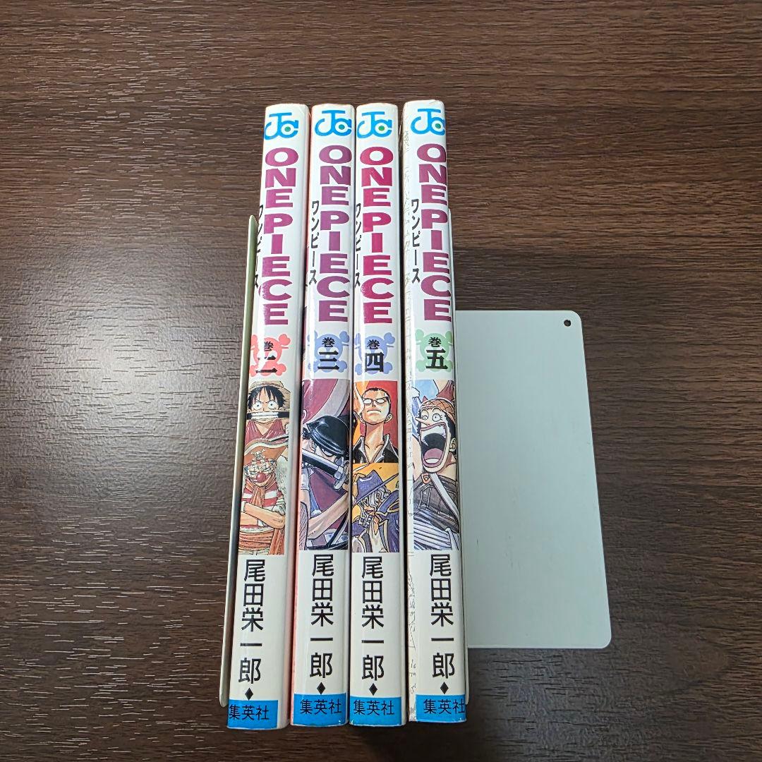 ONE PIECE 2巻 3巻 4巻 5巻 初版 ②