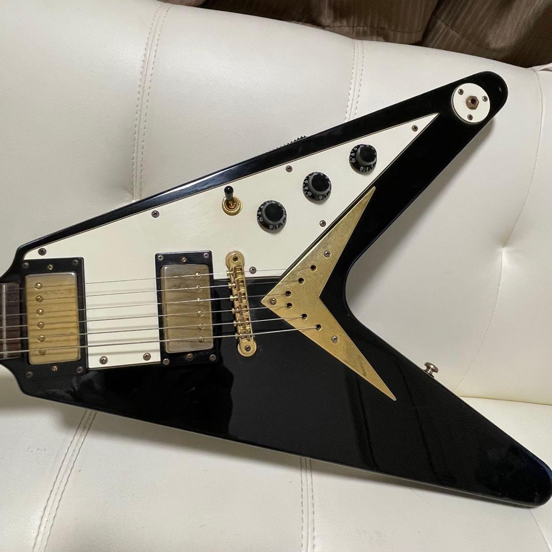 Epiphoneby Gibson FlyingV ゴールドパーツ エレキギター