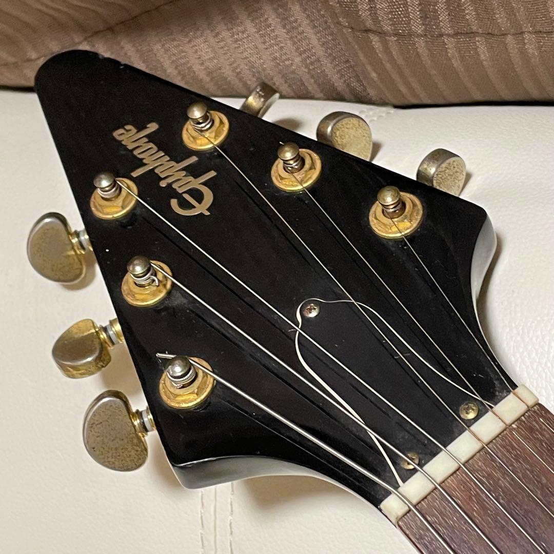 Epiphoneby Gibson FlyingV ゴールドパーツ エレキギター