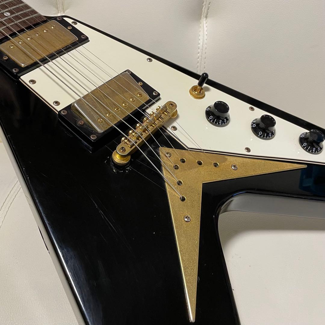 Epiphoneby Gibson FlyingV ゴールドパーツ エレキギター