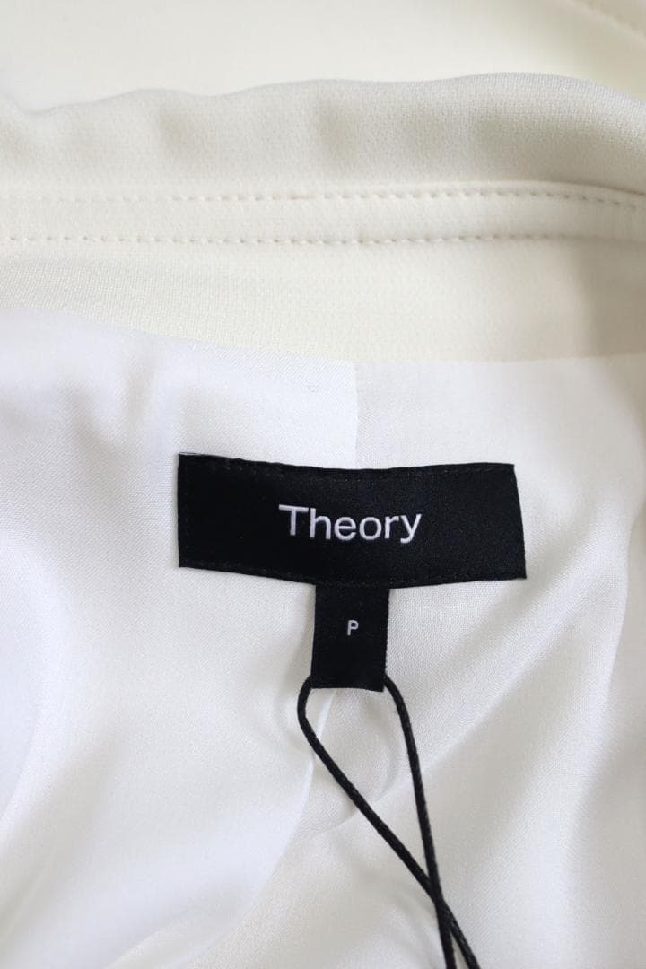 Theory 23SS Admiral Crepe トレンチ コート 白 P