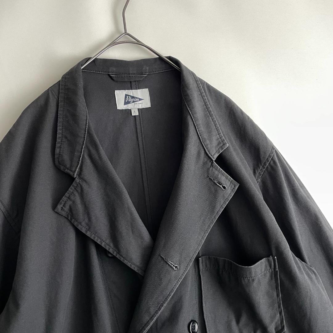 Pilgrim Surf+Supply 大きめ L ダブルオーバージャケット 黒