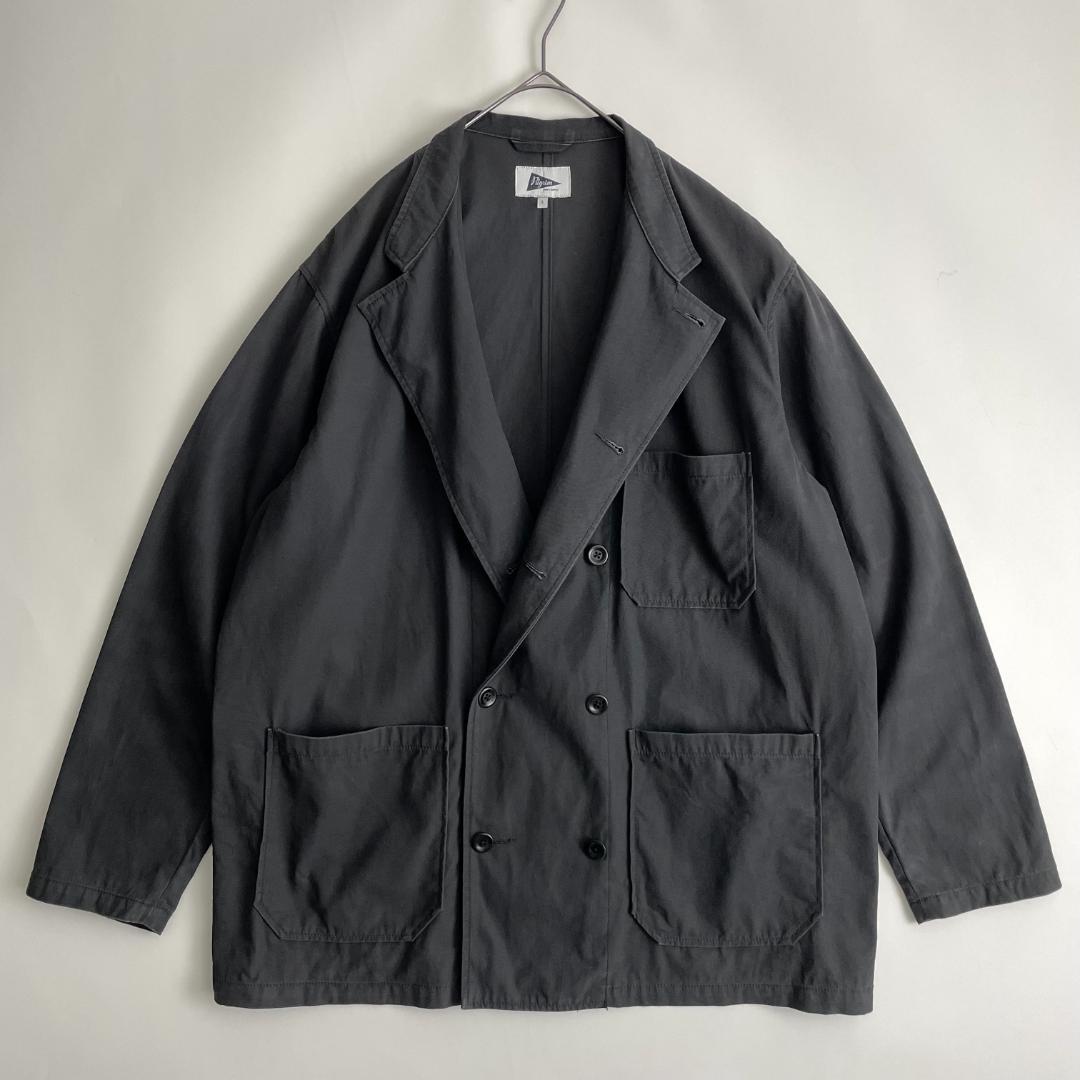 Pilgrim Surf+Supply 大きめ L ダブルオーバージャケット 黒