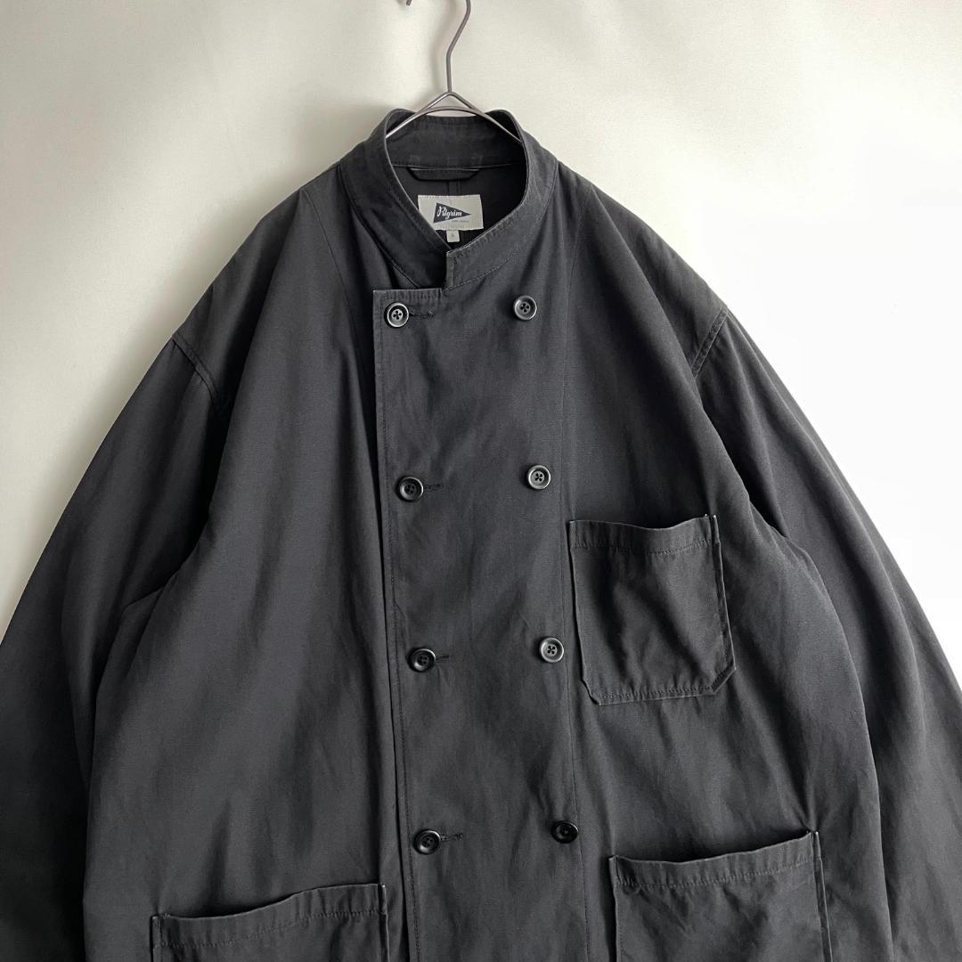 Pilgrim Surf+Supply 大きめ L ダブルオーバージャケット 黒