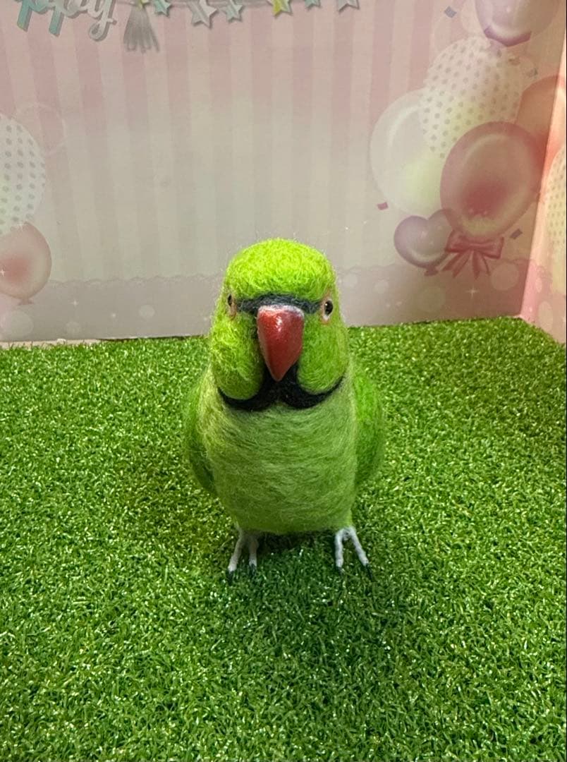 専用ページ⭐︎羊毛フェルト　ワカケホンセイインコ　鳥　オウム　オーダー