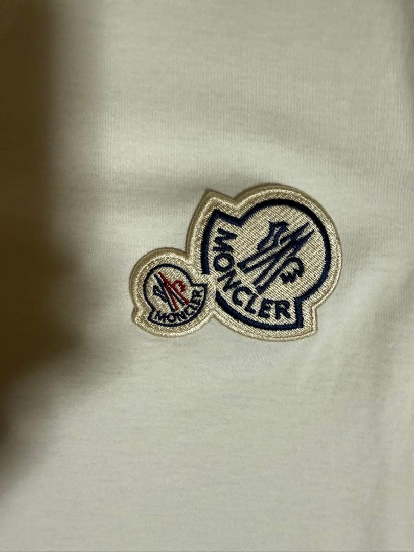 モンクレールMAGLIA Tシャツ 半袖 ダブルワッペン M ホワイト
