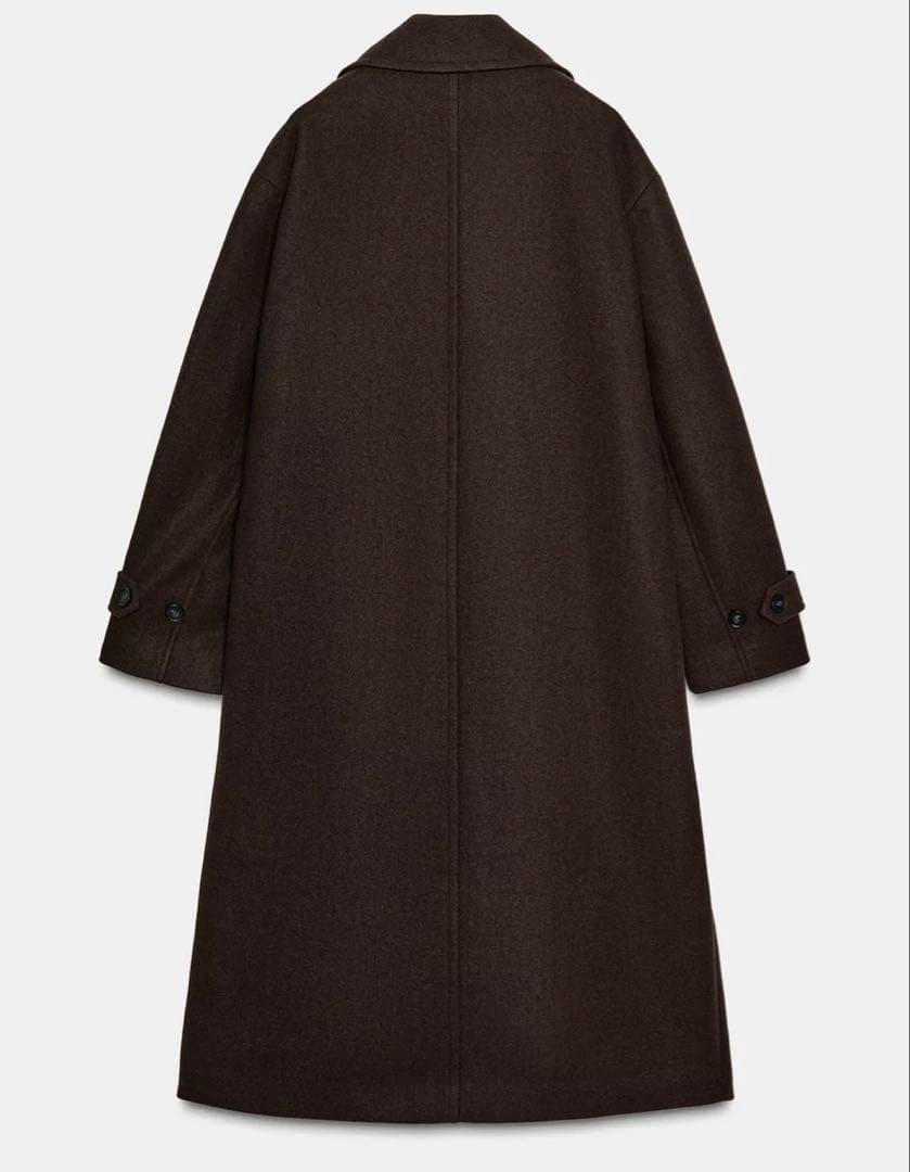 【試着のみ】ZARA ソフトオーバーサイズコート XS