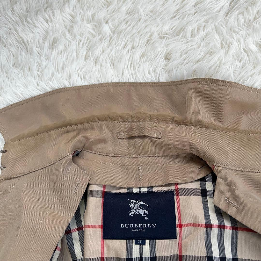 Burberry London トレンチコート ノバチェック ベルト付 38