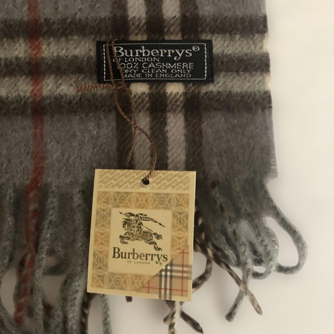 Burberrys 100%カシミヤ マフラー チェック柄