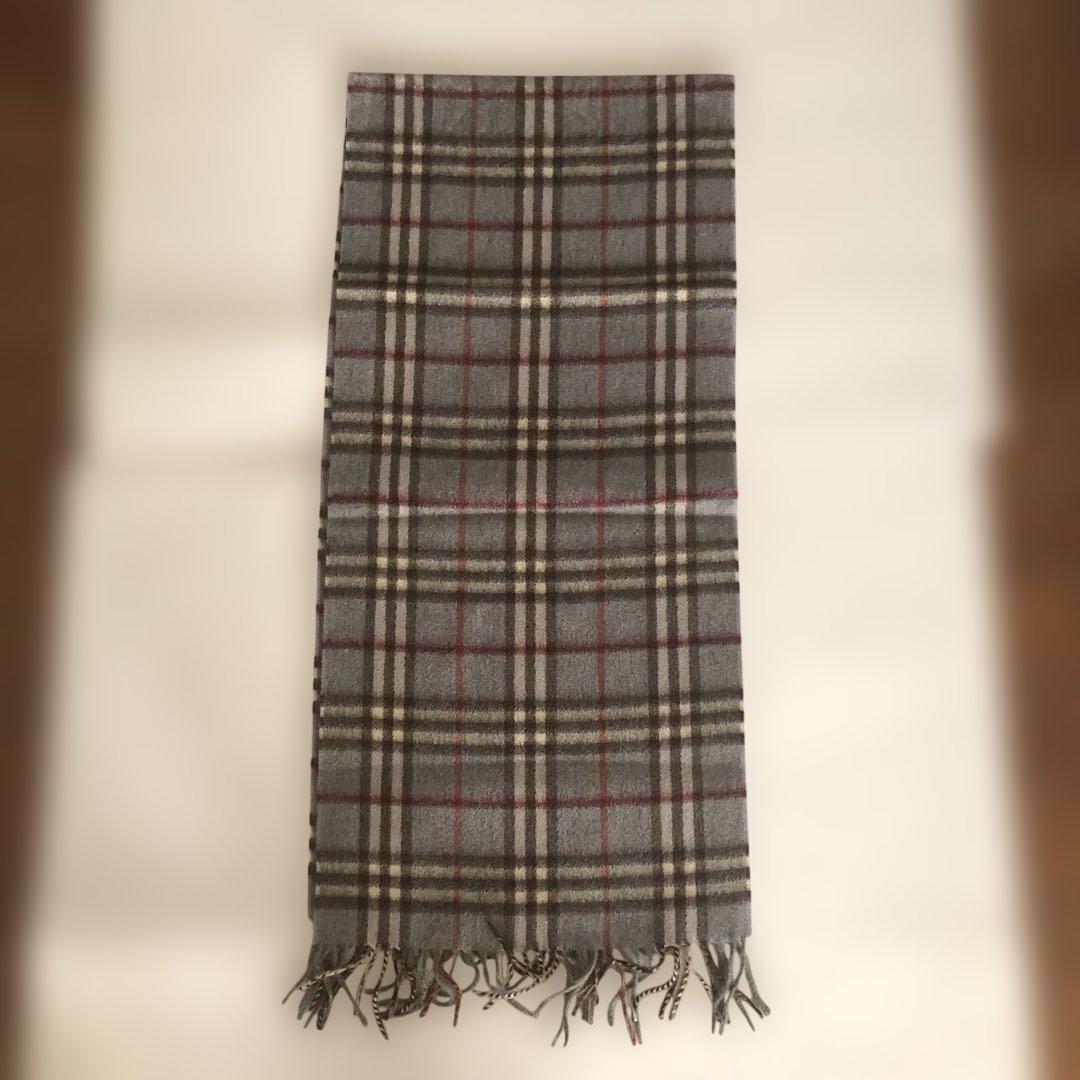 Burberrys 100%カシミヤ マフラー チェック柄