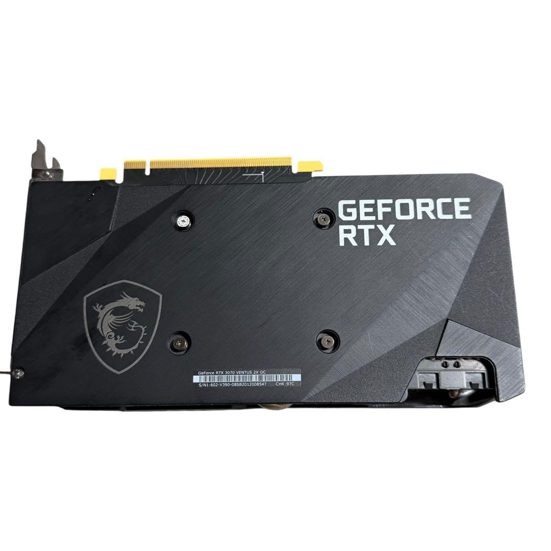 【動作OK】MSI GeForce RTX 3070 VENTUS 2X 8GB
