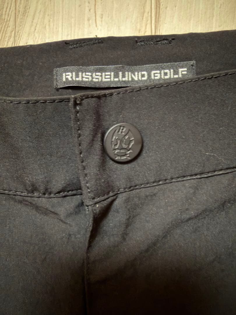 【極美品】ラッセルノ ゴルフ ジョガーパンツ 5 L相当 黒 編み上げ 希少