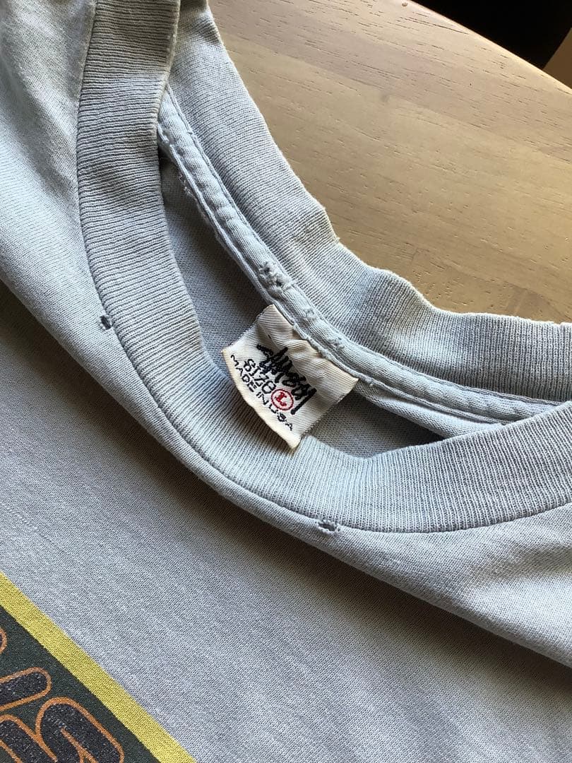 90s oldstussy 白タグ tシャツ