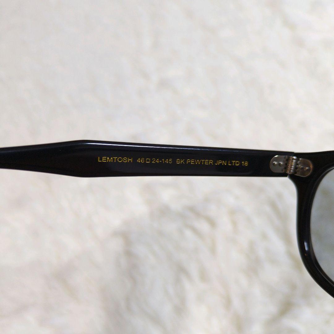 モスコット　レムトッシュ　46　BK　PEWTER JPN LTD 18　限定