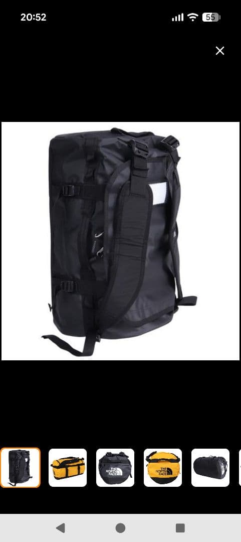 THE NORTH FACE　ザノースフェイス　ボストンバッグ2WAY 50L