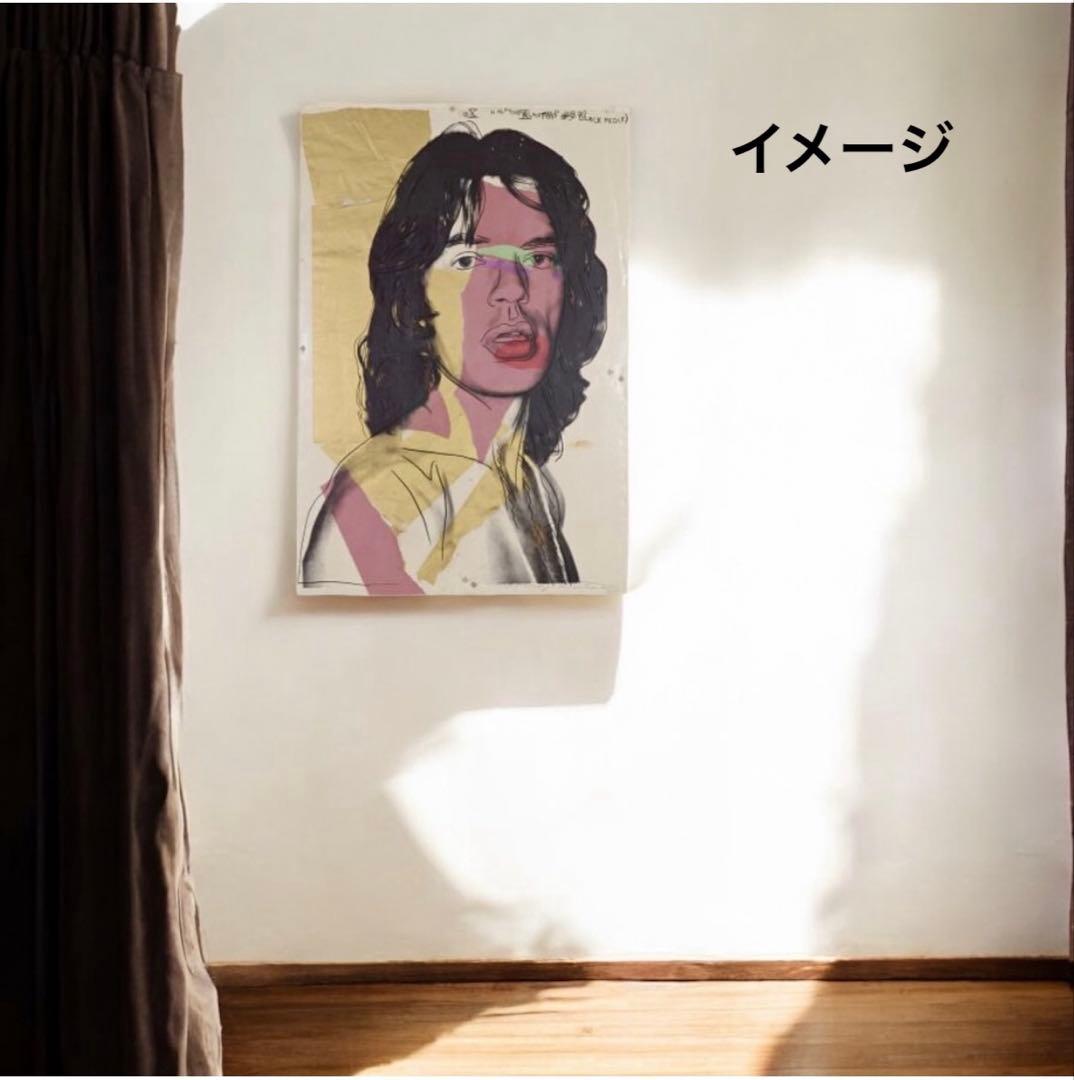 美品！ウィーン近代美術館ポスター・Andy Warhol・Mick Jagger