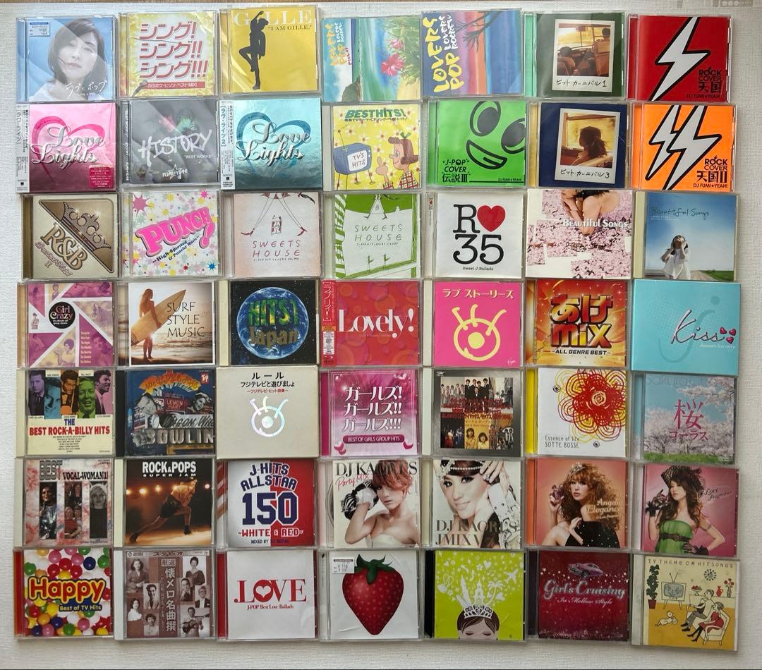 【在庫セール】オムニバス ／邦楽 洋楽 CD まとめ売り 98枚J-POP