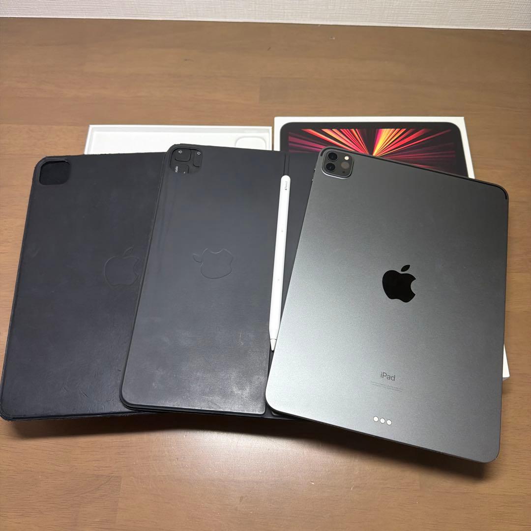iPad Pro11第3世代スペースグレー本体/pencil／キーボード付き