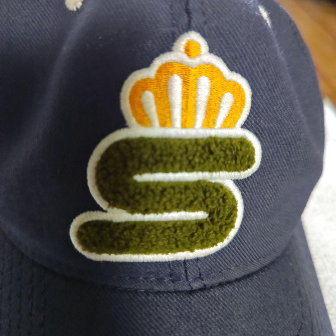 ビンテージ80s 90s Stussy レア ネイビー ベースボール キャップ