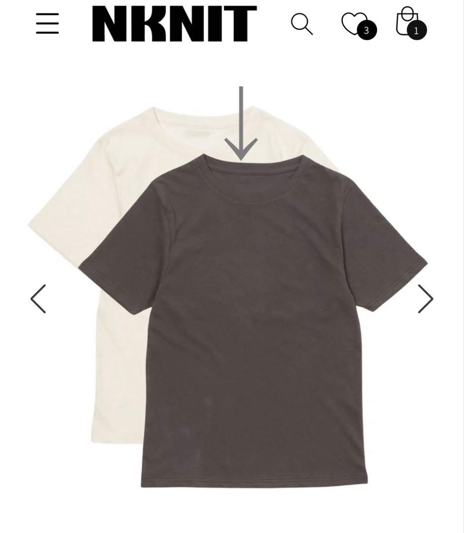 トップス NKNIT dry cotton T-shirts 2piece set