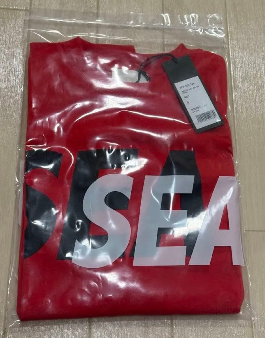 WIND AND SEA SEA S/S Tee レッド S 木村拓哉
