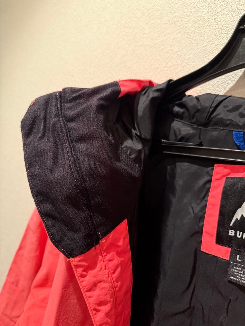 BURTON フード付きスノーボードウェア Lサイズ ピンク