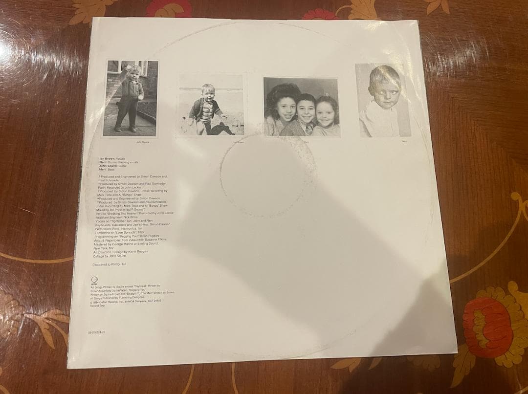 【廃盤レコード】オマケ付き・Stone Roses・Second Coming