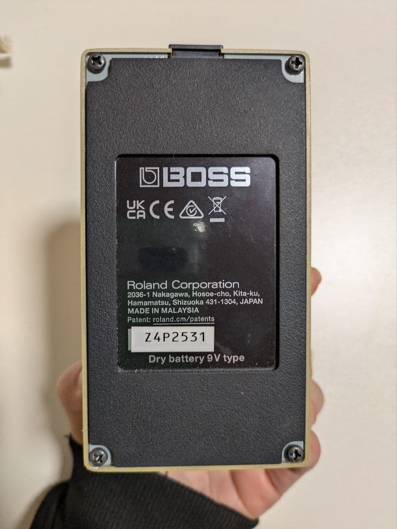 美品　エフェクター　BOSS ベースオーバードライブ ODB-3　エレキベース