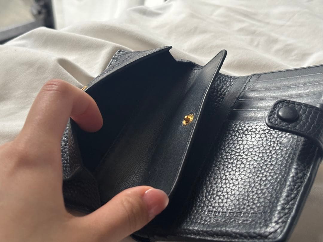 BURBERRY ブラック 二つ折り財布