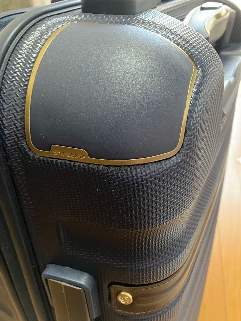 か*ん様 Samsonite ゴールド×ネイビー 高級キャリーケース 機内持ち込