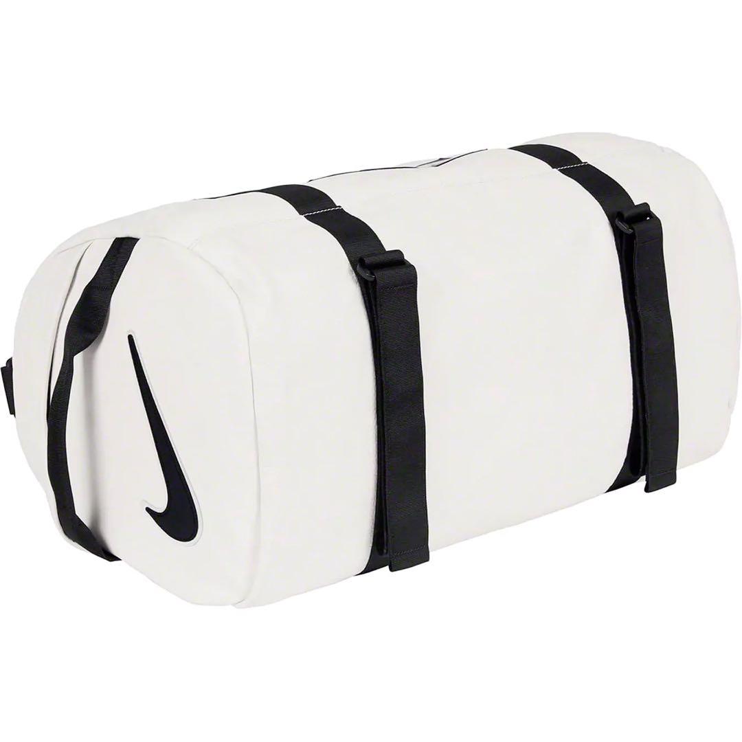 Supreme NIKE leather duffle bag ホワイト 未使用